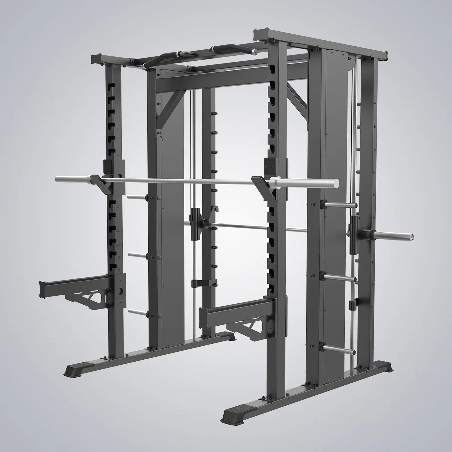Gamma Fitness Commercial Smith Machine With Power Rack Combo CPR-60 For Commercial Gym Setup