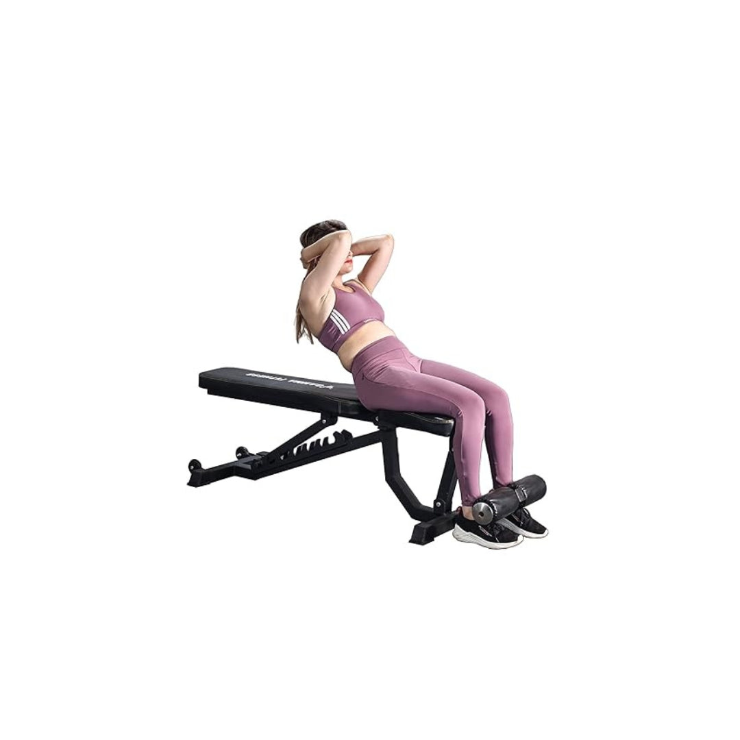 Bench Press, Strength Training Adjustable Workout Benche for Full Body, Gym Benches for Incline Decline Exercise | MB-201