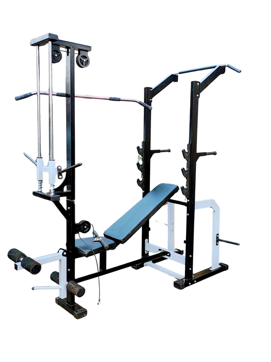 Multi Exercise 30 in 1 Advance Bench With Chinup & Leg Curl and Extension For Home Gym Workout MB-990