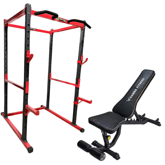 PR-04 With Adjustable Bench and  AB-201 for Semi commercial Workout Or Home gym