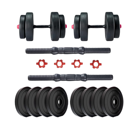 Adjustable Dumbbells Package With PVC plates