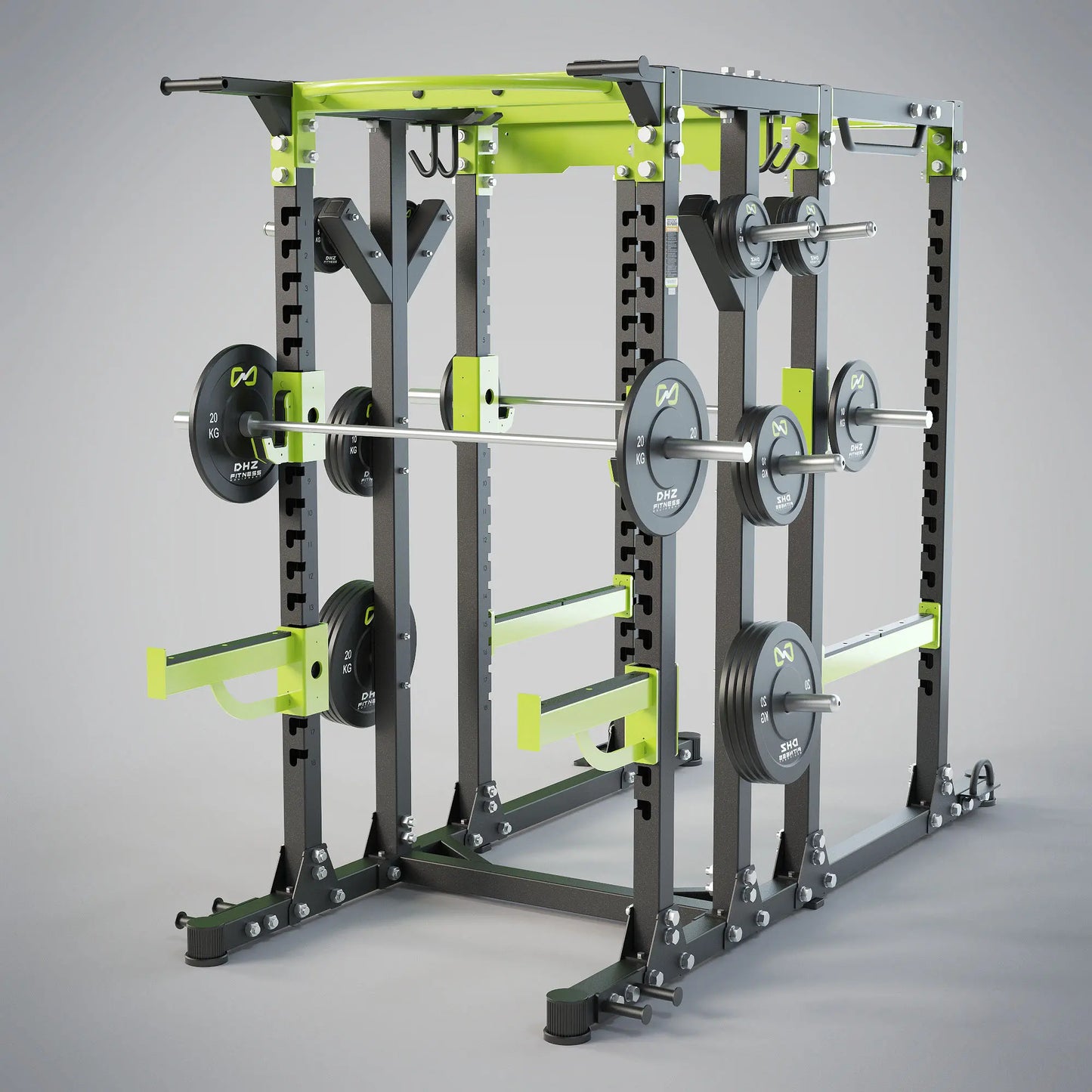 Gamma Fitness Commercial Half Power Rack Combo CPR-30 For Commercial Gym Setup