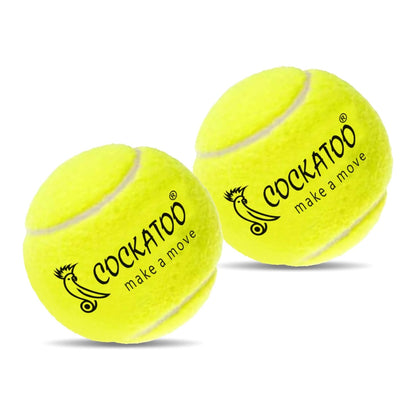 Rubber Cricket Tennis Ball, Construction of Tennis Ball for Cricket for Optimal Performance,Suitable for All Skill Levels. (120 Gr Per Ball - Pack of 2-Yellow)