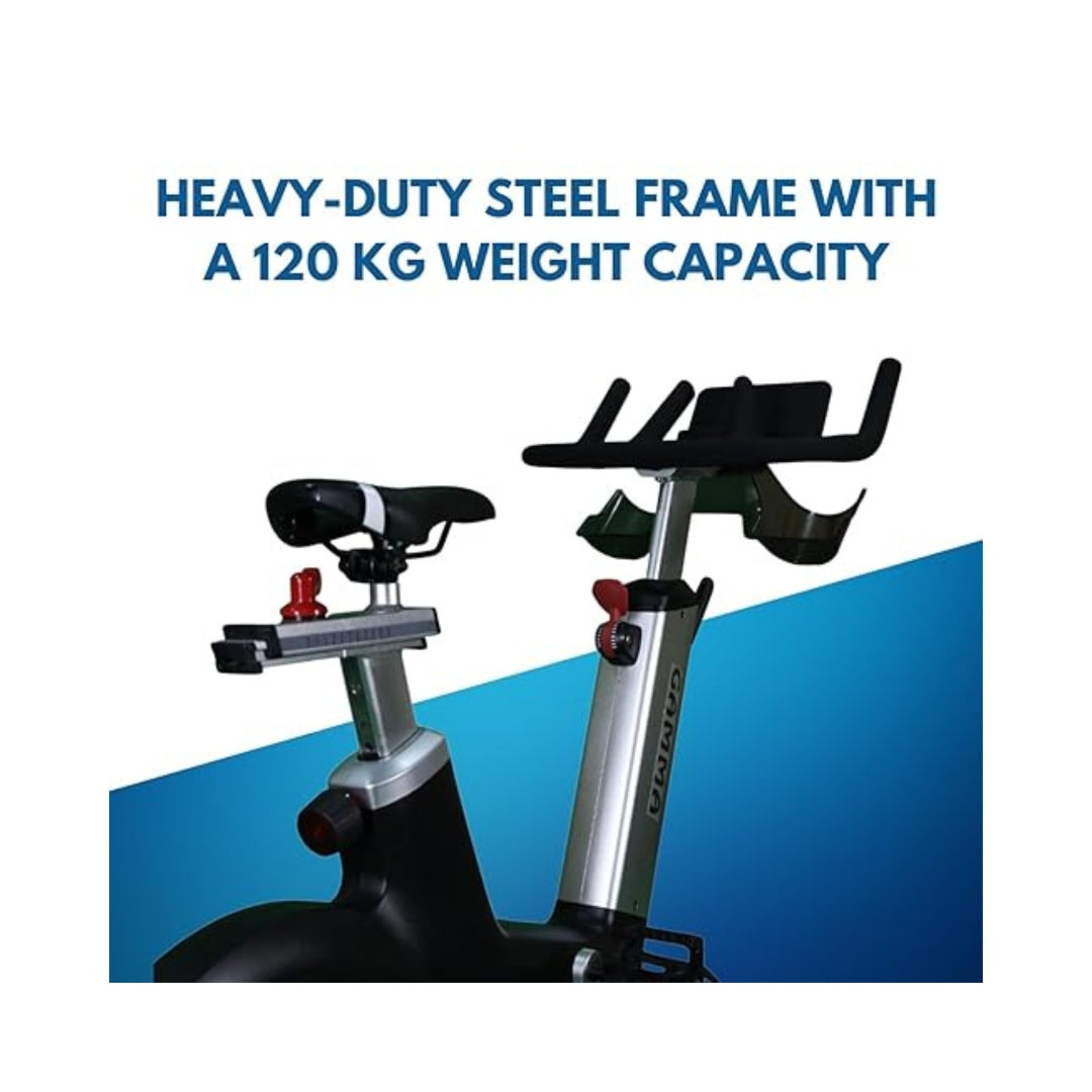 GAMMA FITNESS Comercial Spin Bike SB-299|For Commercial Use| Heavy Duty Spin Bike|