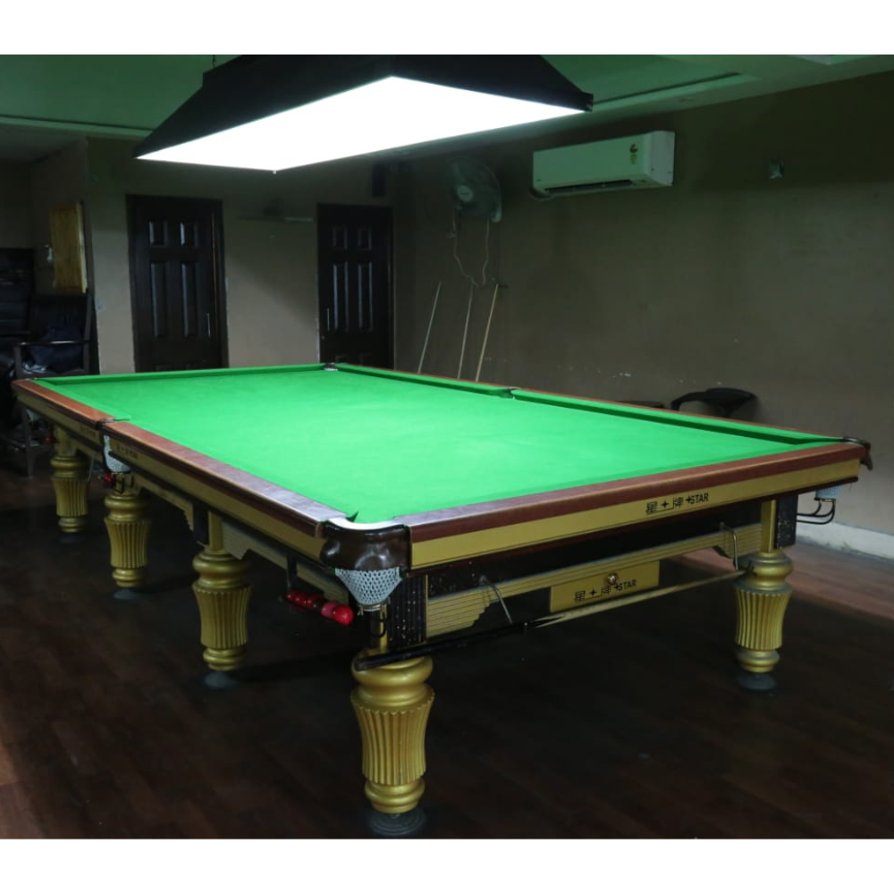 Gamma Premium Gold Snooker Table ST-002 With 6811 Cloth & Imported Accessories (12ft x 6ft)