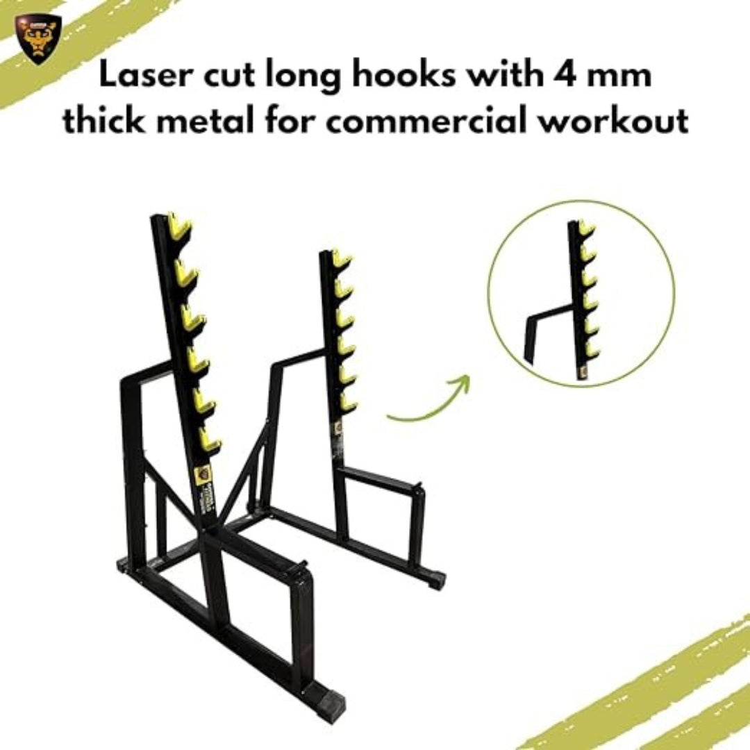 Gamma Fitness Commercial Power Squat Rack SR-36 for Heavy Duty Workout