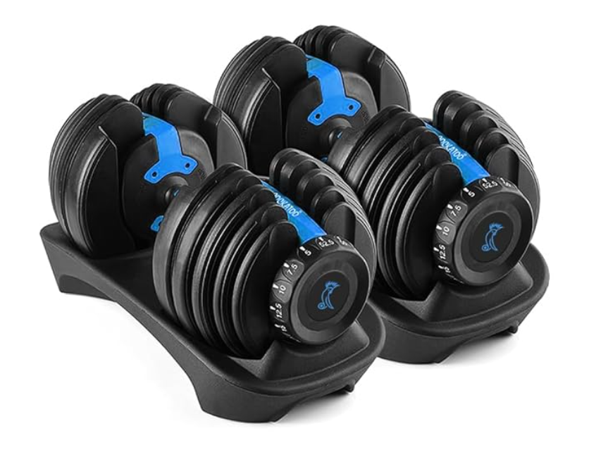 Gamma Fitness Adjustable Dumbbells Pair | 5 Kgs - 40 Kgs |