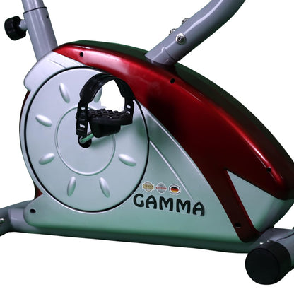 Gamma Fitness Upright Bike UB-530U | 10 Kg Flywheel | 110 Kg User Weight Capacity | Premium Exercise Bike For Home Gym | Designed in Germany