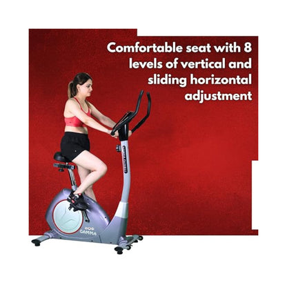 GAMMA FITNESS Upright Bike UB-770| For Home Gym & Commercial Gym| Magnetic Resistance| Bike For Cardio Workouts|