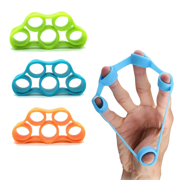 Gamma Fitness Five Finger Strengthener - Set of 3 (Light, Medium, Hard)