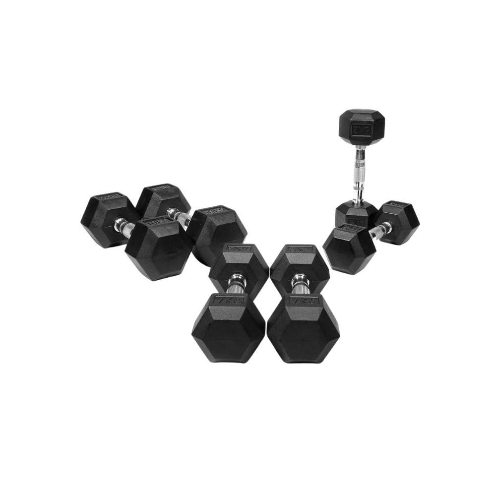 Adjustable Bench AB-201 with Hex Dumbbells