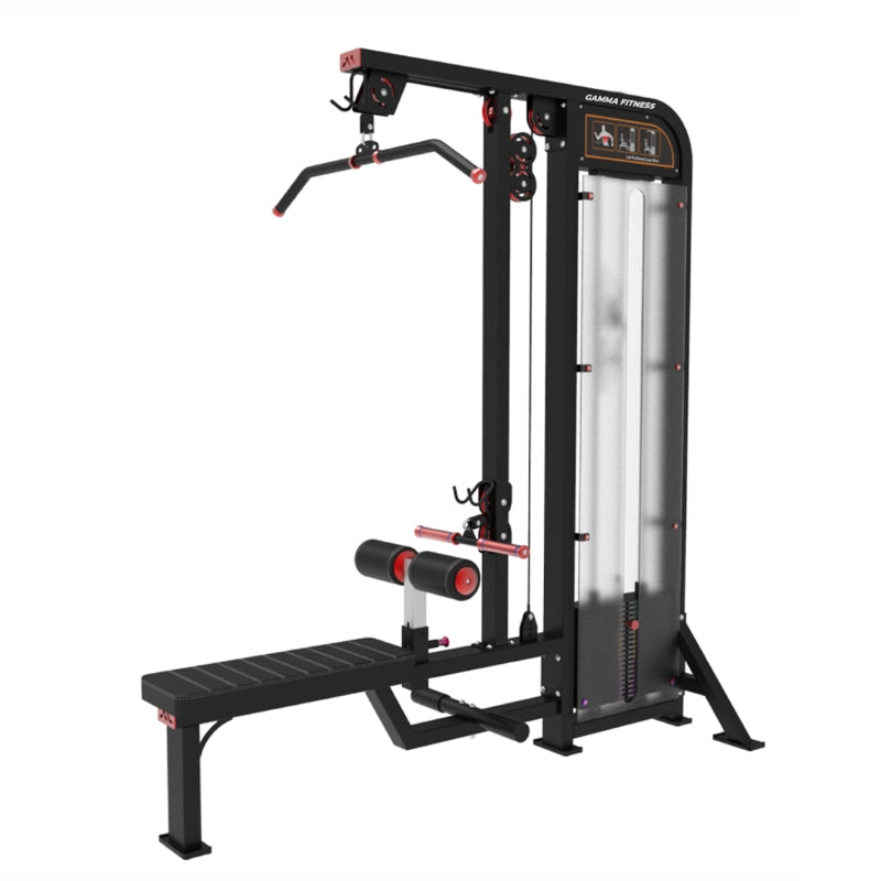 GAMMA FITNESS ENDURANCE LAT PULLDOWN + LOW ROW ELL-01