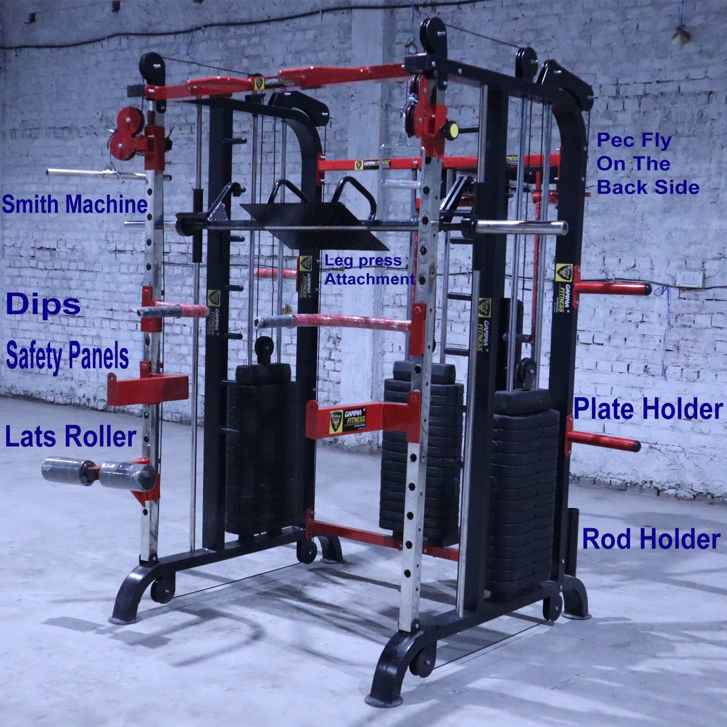 Functional Trainer With Smith Machine And Pec Fly FTS-108