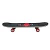 P PAYTAG Complete Highly Flexible Plastic Skate Board 24 Inch Skateboards For Beginners, Girls, Boys With High Rebound Wheels (Games 24" Skateboard), Black