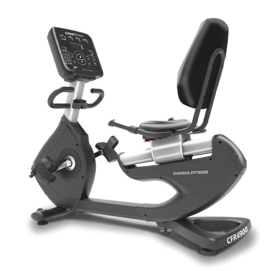 Gamma Fitness recumbent bike CFR 4900 RECUMBENT BIKE