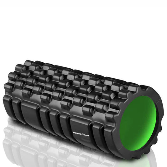 Gamma Fitness High-Density Round Foam Roller for Exercise, Foam Roller for Tissue Massager, Muscle Massage and Trigger Point Release